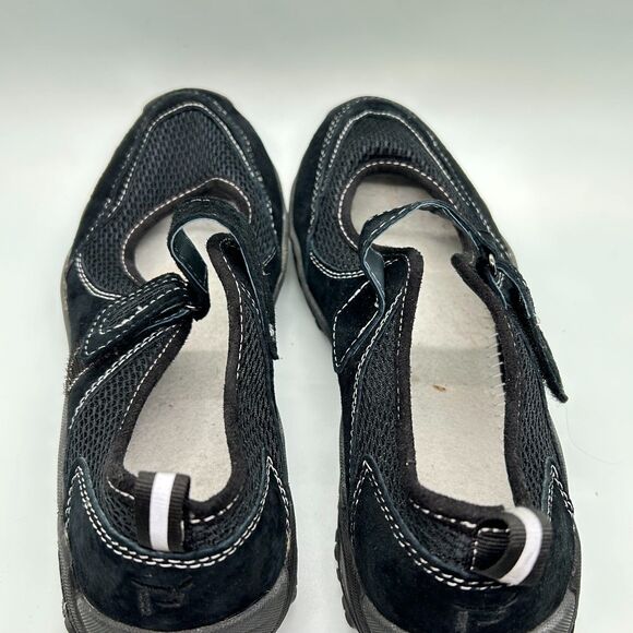 Propet Blazer Black Suede and Webbing Active Mary Jane Sport Shoes Size 9 - Picture 11 of 13